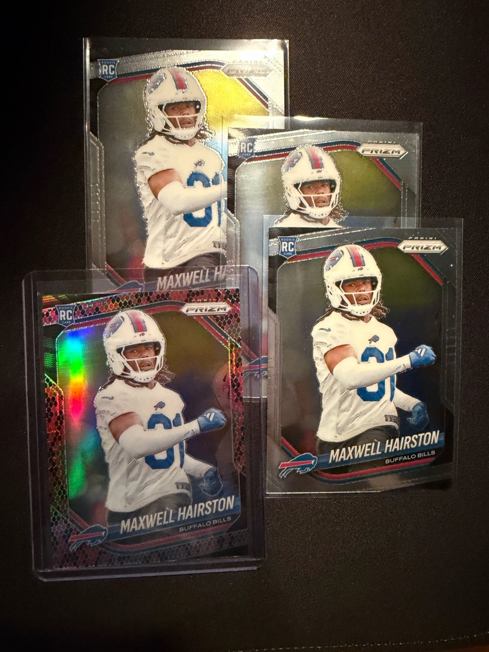Panini Prizm Maxwell Hairston Rookie Card Lot (ft. Snakeskin rare)